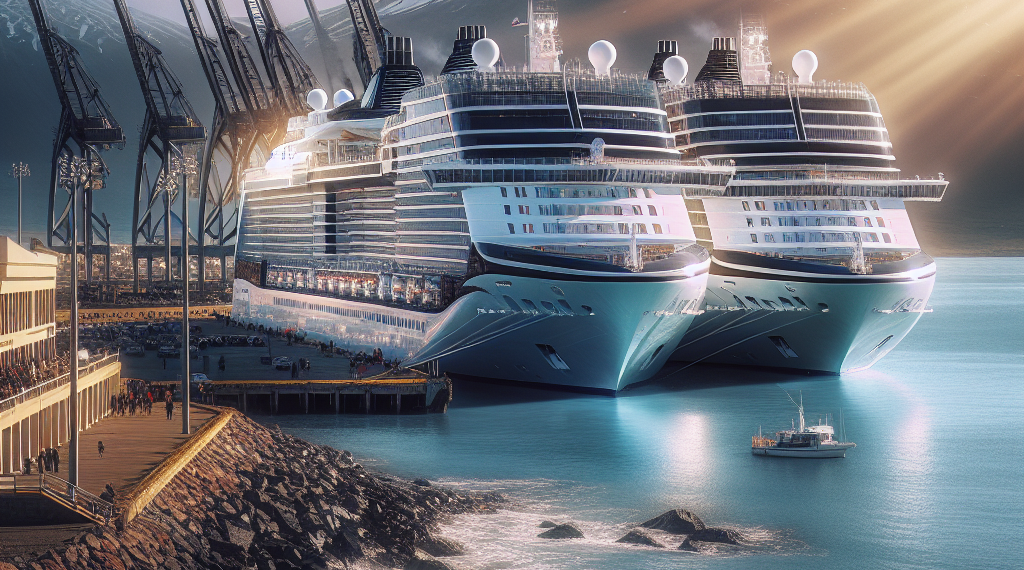 Celebrity Equinox y Silver Whisper comparten muelle en Puerto Madryn