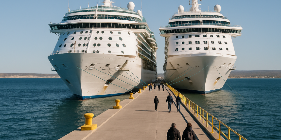 Chubut recibe nuevamente dos cruceros en Puerto Madryn