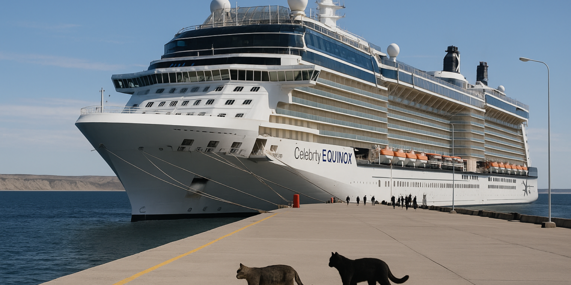 Chubut recibe nuevamente al crucero Celebrity Equinox en Puerto Madryn – LU20 – Radio Chubut – AM580
