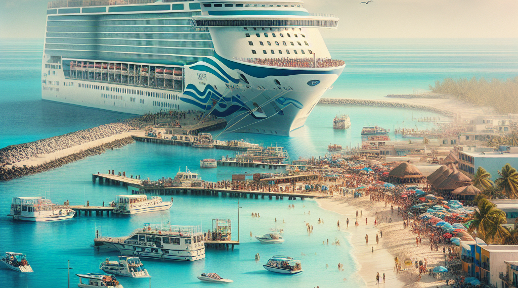Llegada de cruceros a Cozumel 2026: alza en turismo