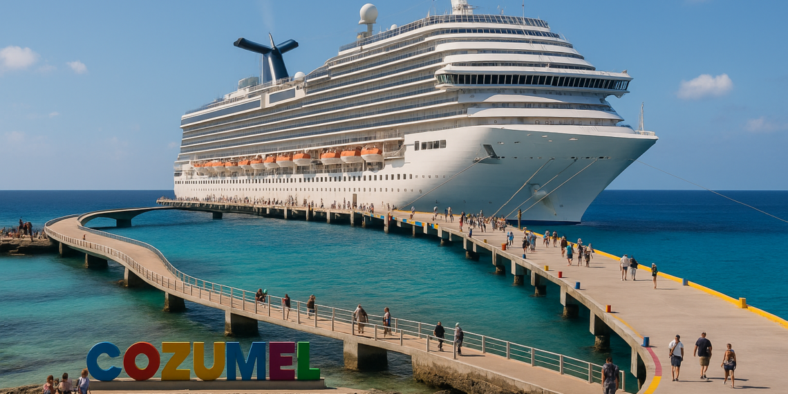 Cozumel, rey del Caribe en cruceros: bajan más de 4.7 millones en 2025
