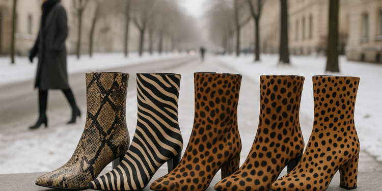 4 botas de animal print que las mejor vestidas llevarán los días fríos de enero y febrero 2026