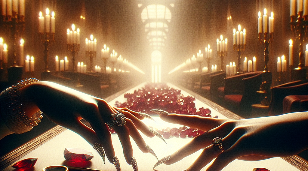 Inside Margot Robbie's Diamond-and-Ruby Manicure for ‘Wuthering Heights’