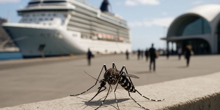 Localizado un ejemplar de mosquito 'Aedes aegypti' en la terminal de cruceros del puerto de Santa Cruz de Tenerife
