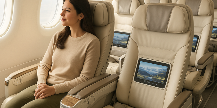 Así es la clase Turista Premium de Emirates desde México