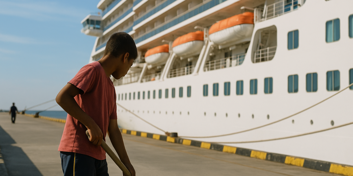 IDENTIFICAN A 56 MENORES QUE TRABAJAN EN CRUCEROS