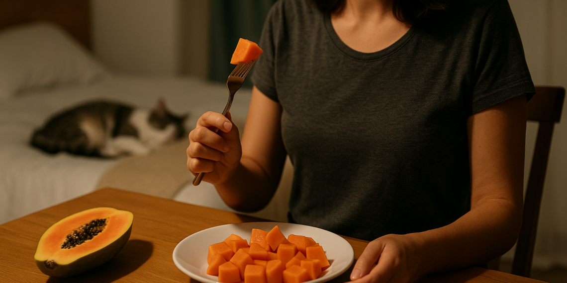 Desde que como esta fruta antes de dormir me siento saciada, desinflamada y duermo mejor
