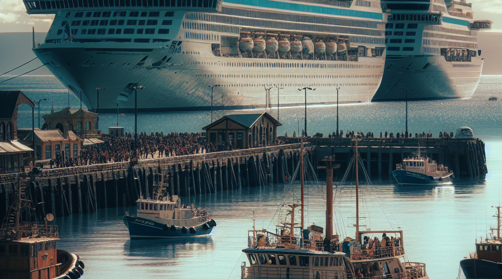 Dos grandes cruceros coinciden en Puerto Madryn