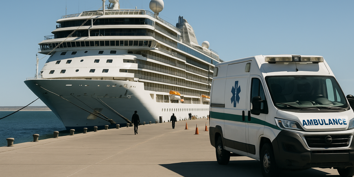 Crucero Seven Seas Esplendor realiza parada de emergencia en Puerto Madryn para asistir pasajero