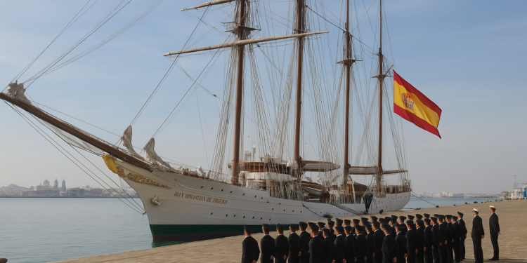 El 'Juan Sebastián Elcano' inicia en Cádiz su 98º crucero de instrucción con 73 guardamarinas que durará siete meses