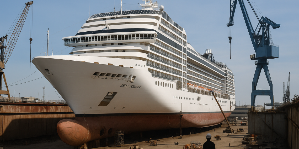 MSC Poesia adelanta su etapa de mantenimiento