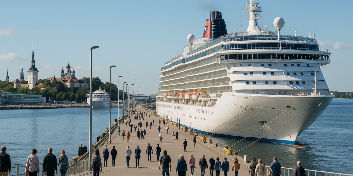 Puerto de Tallin cierra 2025 con repunte en tráfico de cruceros y pasajeros