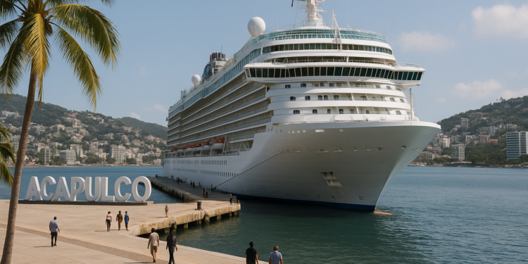 Arriba a Acapulco el segundo crucero del año y refuerza su posicionamiento turístico internacional