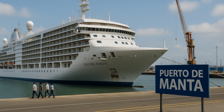 Puerto de Manta recibe al Silver Dawn por primera vez