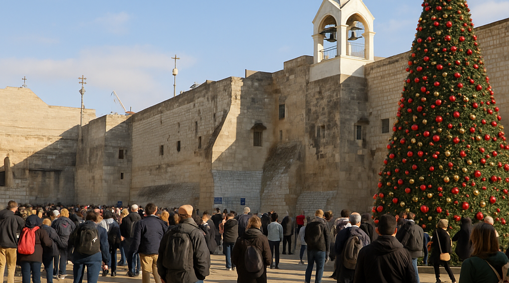 La llegada de peregrinos a Tierra Santa aumentó en Navidad