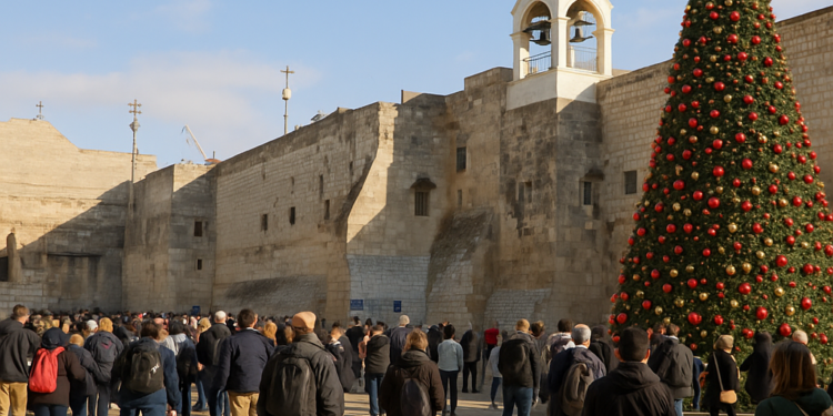 La llegada de peregrinos a Tierra Santa aumentó en Navidad