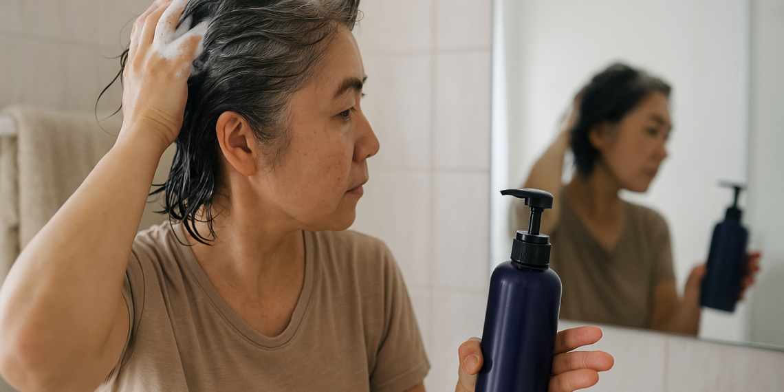 The Japanese Color Depositing Shampoo That Gradually Camouflages My Grays