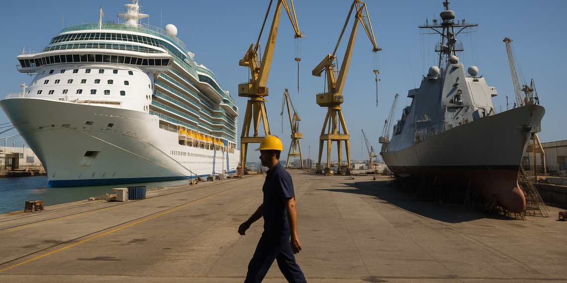 El comité de Navantia Cádiz advierte de "un año mediocre" en el astillero de reparaciones con pocos cruceros grandes y buques militares