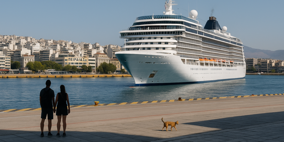 El año pasado, el tráfico de cruceros en el puerto de El Pireo aumentó un +9%