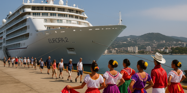 Arriba a Acapulco el crucero MS Europa 2; Gobierno de Guerrero da la bienvenida a visitantes