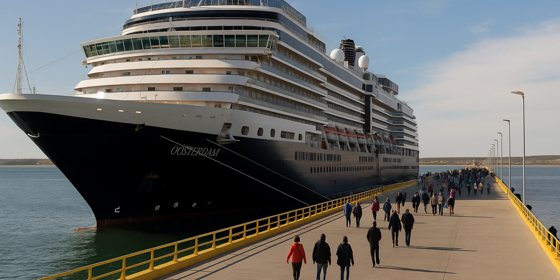 Arribó a Puerto Madryn el crucero Oosterdam con más de 2500 personas a bordo – Chubutline – Últimas noticias