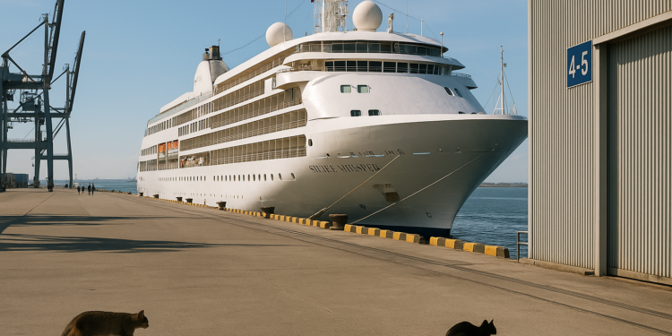 TPS recibe al crucero Silver Whisper en los sitios 4-5