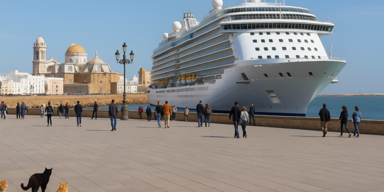 Jornada con varios cruceros atracados en el muelle gaditano / FOTO: Eulogio García