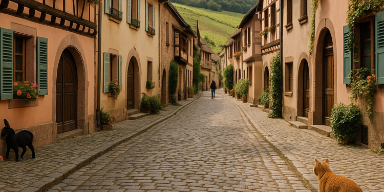 El pueblo de la Alsacia con calles empedradas y viñedos donde cada rincón es pura fantasía