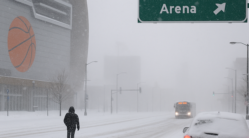 El partido Bucks-Mavs se pospone debido a una tormenta invernal que afecta los viajes