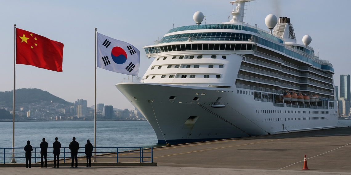 Los viajes de cruceros planeados de China a Busan aumentarán en 21 veces en 2026