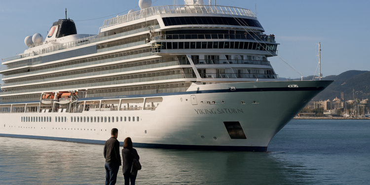 El crucero de super lujo Viking Saturn, por vez primera en Palma