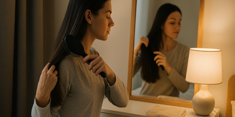 La regla del cuarto paso que debes aplicar antes de dormir para tener un cabello más sano