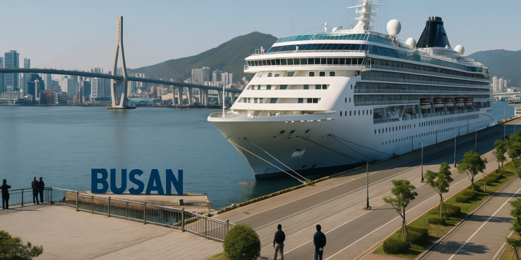 Puerto de Busan recibe su primer crucero mundial de 2026