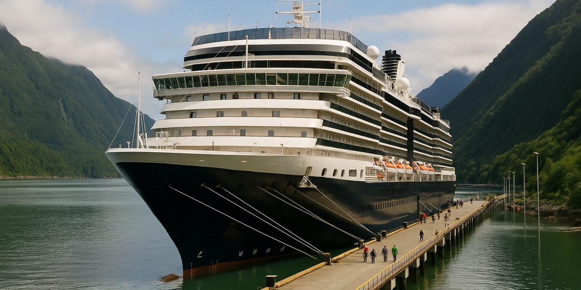 Puerto Oxxean Chacabuco volverá a recibir al crucero Oosterdam en febrero de 2026