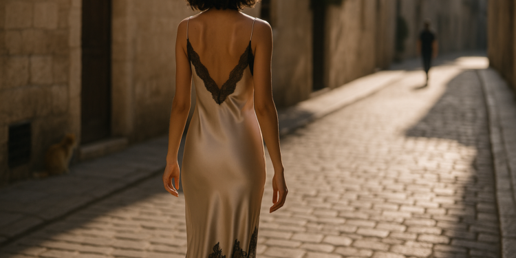 Rihanna lo confirma, el vestido de seda con encaje será la tendencia sexy de 2026