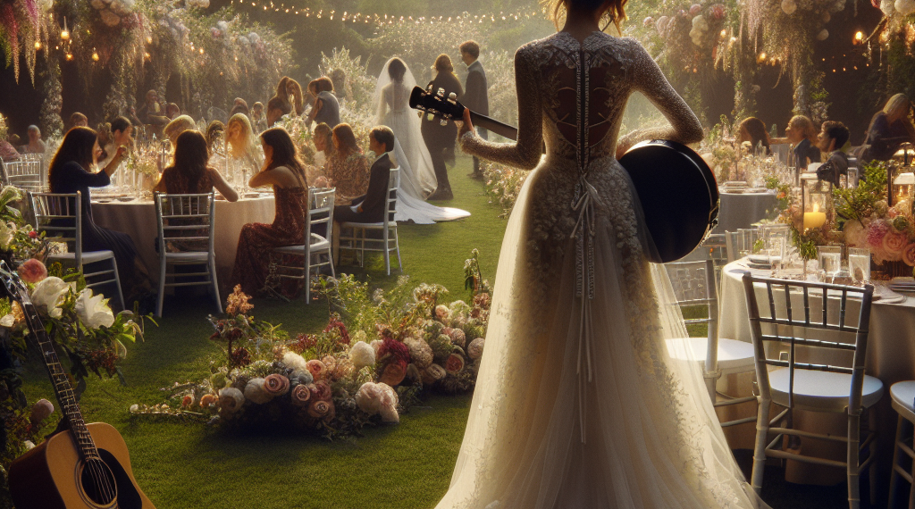 This Musician Bride Wore Vivienne Westwood for Her Flower-Filled Garden Wedding in Los Angeles