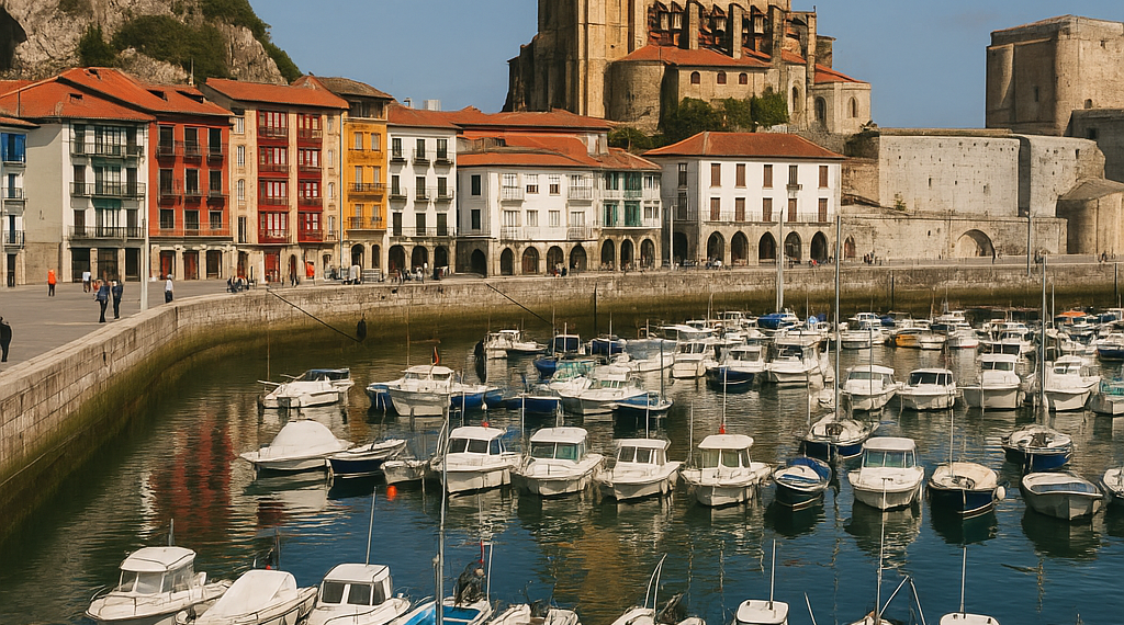 Este pueblo queda a una hora de Bilbao y tiene uno de los puertos más bellos del País Vasco