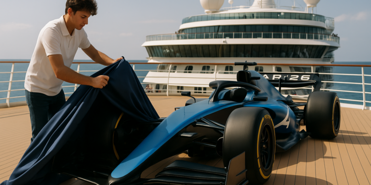 Alpine F1 presentó el A526 de Franco Colapinto a bordo de un crucero