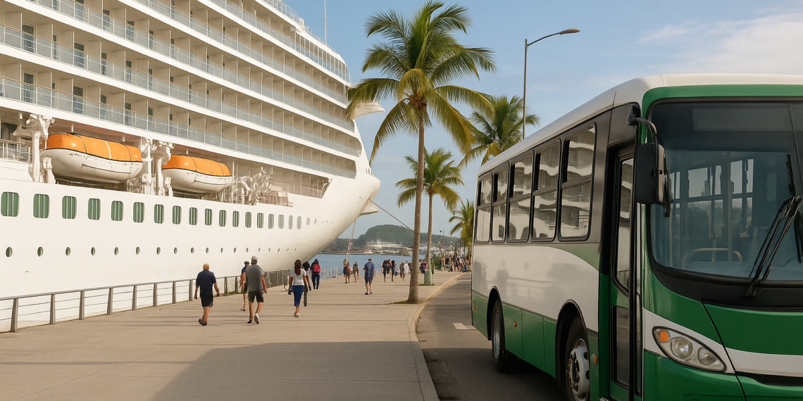 Llegada de Cruceros Turísticos beneficia al transporte público en Mazatlán