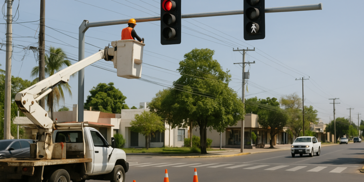 Activan en Los Mochis primeros nuevos cruceros semaforizados