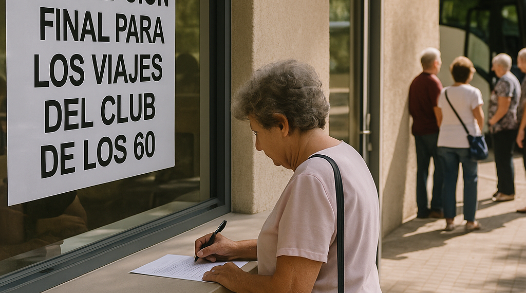 Última llamada para apuntarse a los viajes del Club de los 60