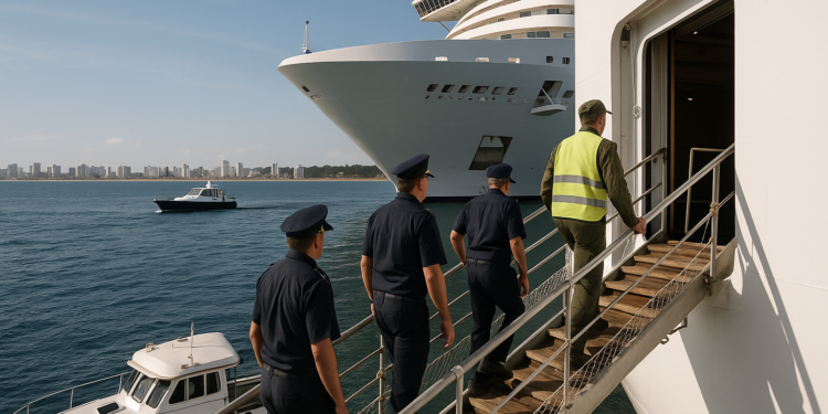 Autoridades uruguayas visitan MSC Preziosa en Punta del Este