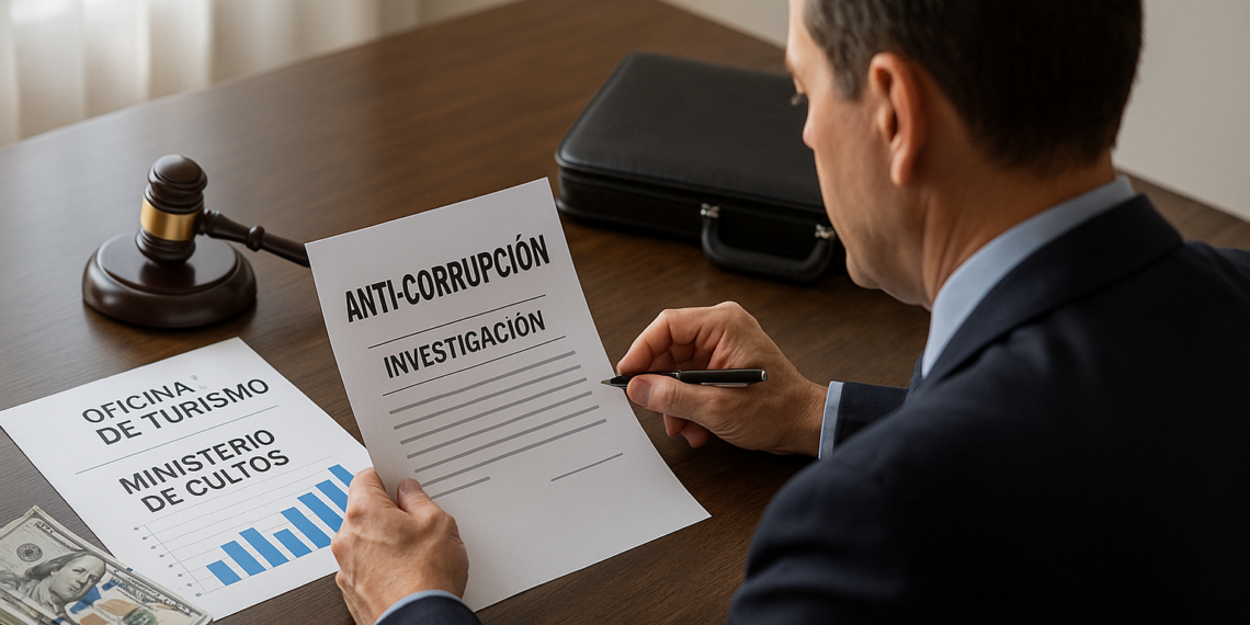 La Comisión para la Erradicación de la Corrupción examinó los fondos recibidos de la Oficina de Viajes al Ministerio de Asuntos Religiosos.