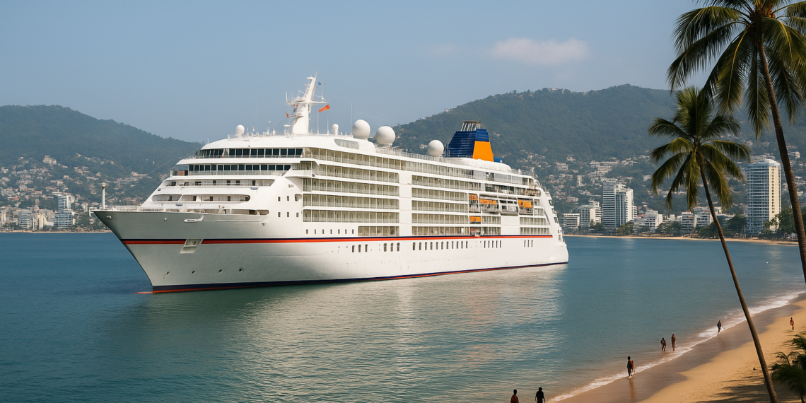 MS Europa 2 da inicio a la temporada de cruceros 2026 en Acapulco