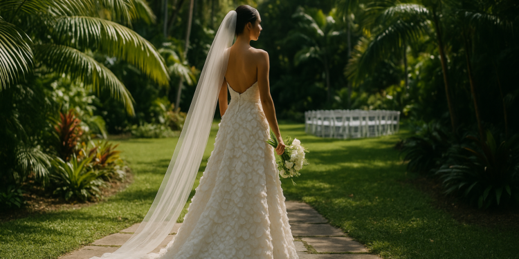 The Bride Wore Vivienne Westwood for Her Tropical Wedding in Miami’s Botanical Gardens