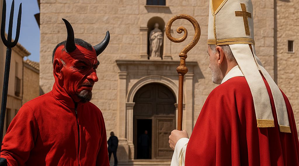 El pueblo de Castilla-La Mancha con una fiesta donde los diablos conviven con los santos