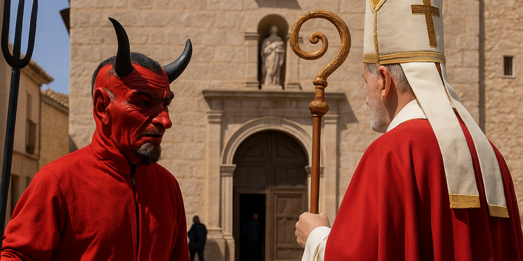 El pueblo de Castilla-La Mancha con una fiesta donde los diablos conviven con los santos