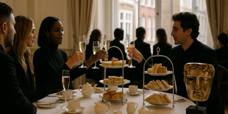 Hollywood’s Finest Celebrated Awards Season Over Finger Sandwiches at the BAFTA Tea Party