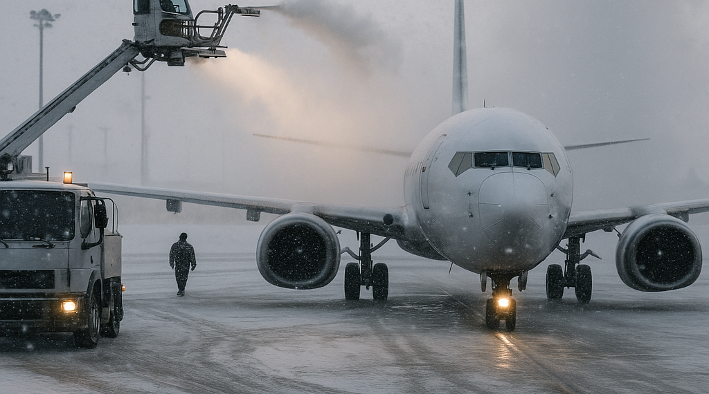 aerolíneas intentan sortear la tormenta invernal