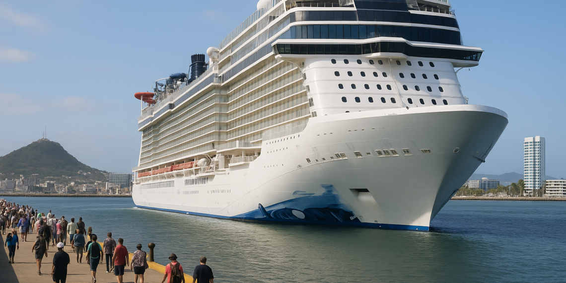 Arriba a Mazatlán el Norwegian Bliss con casi 6 mil visitantes